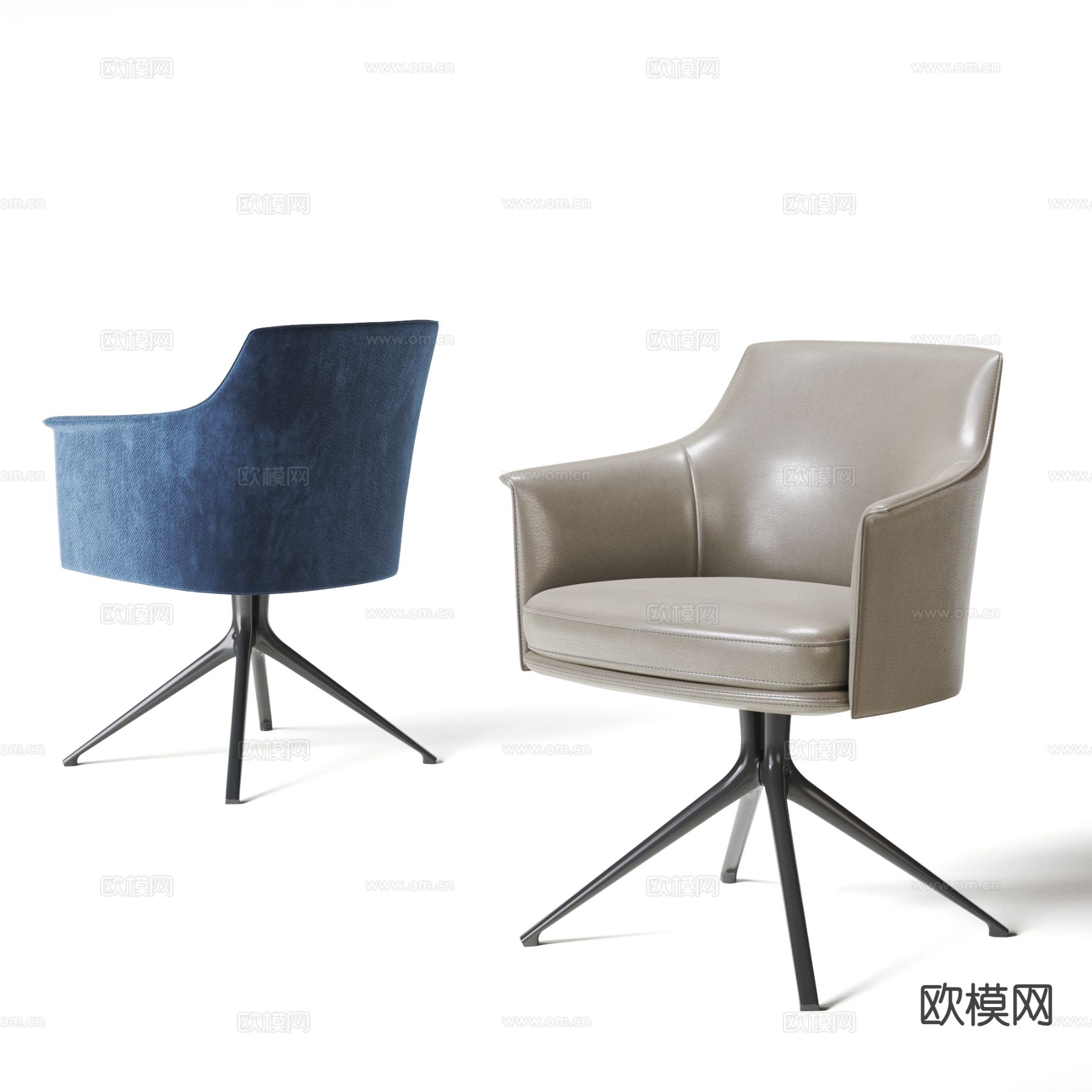 polifrom 意式椅子 餐椅3d模型下载