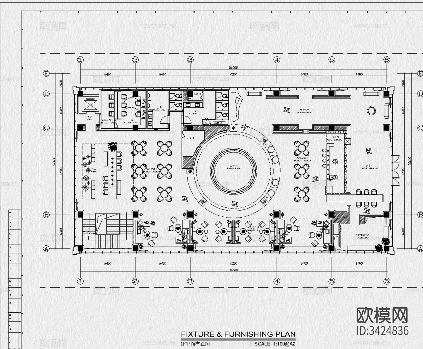 售楼处CAD图库下载（渲染图2）