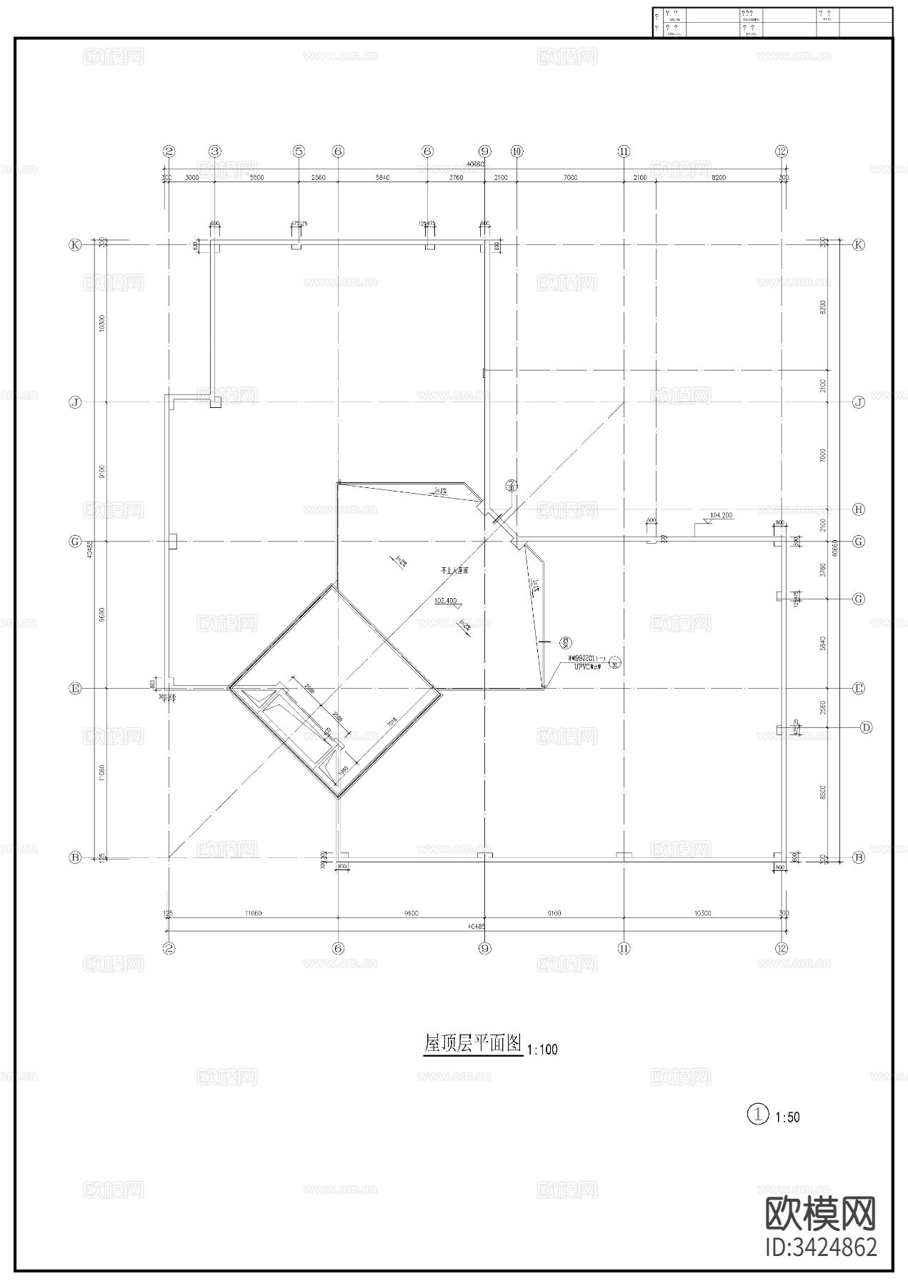 国际厦CAD施工图下载（渲染图3）