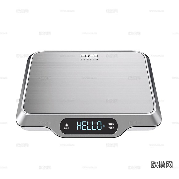 电子秤 体重秤 克重秤3d模型下载(渲染图2)