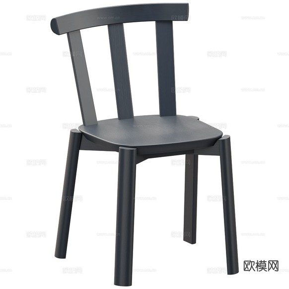 Stolab 现代椅子 餐椅3d模型下载