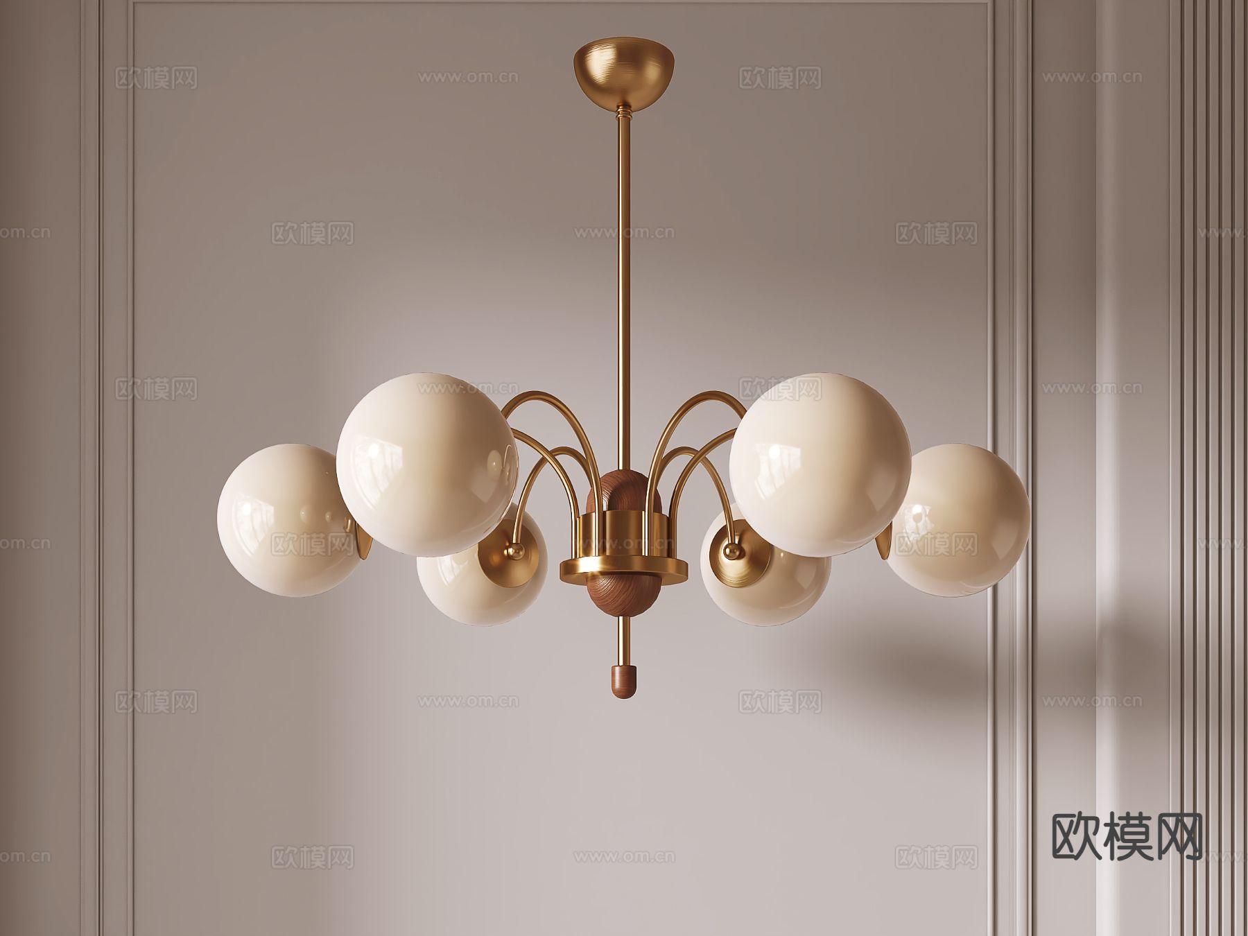 法式吊灯 大厅吊灯3d模型下载