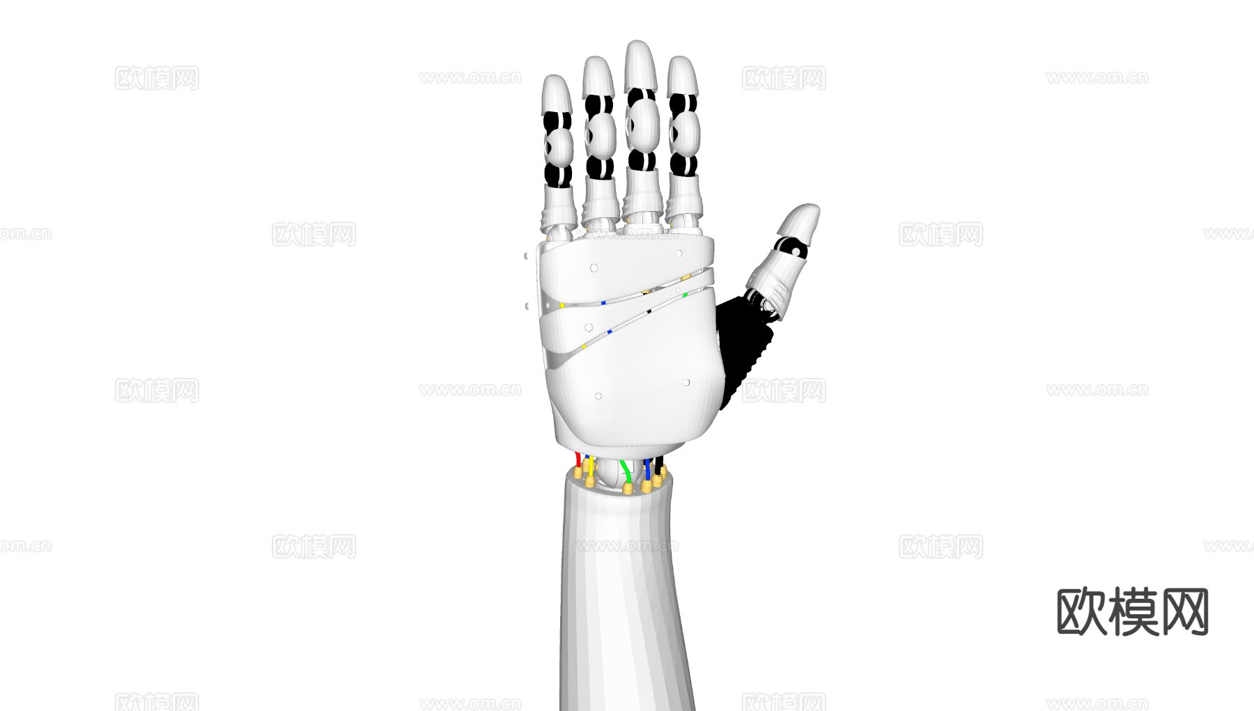 机器人手臂 电动机械臂su模型下载（渲染图1）