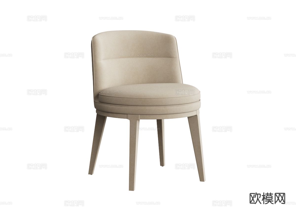 Bentley- 意式椅子 餐椅3d模型下载（渲染图1）