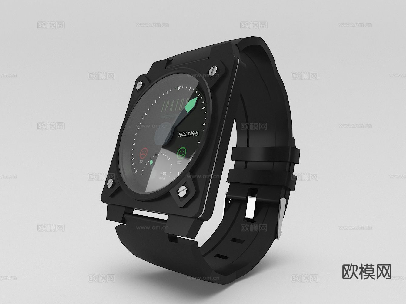 智能手表 运动手表3d模型下载