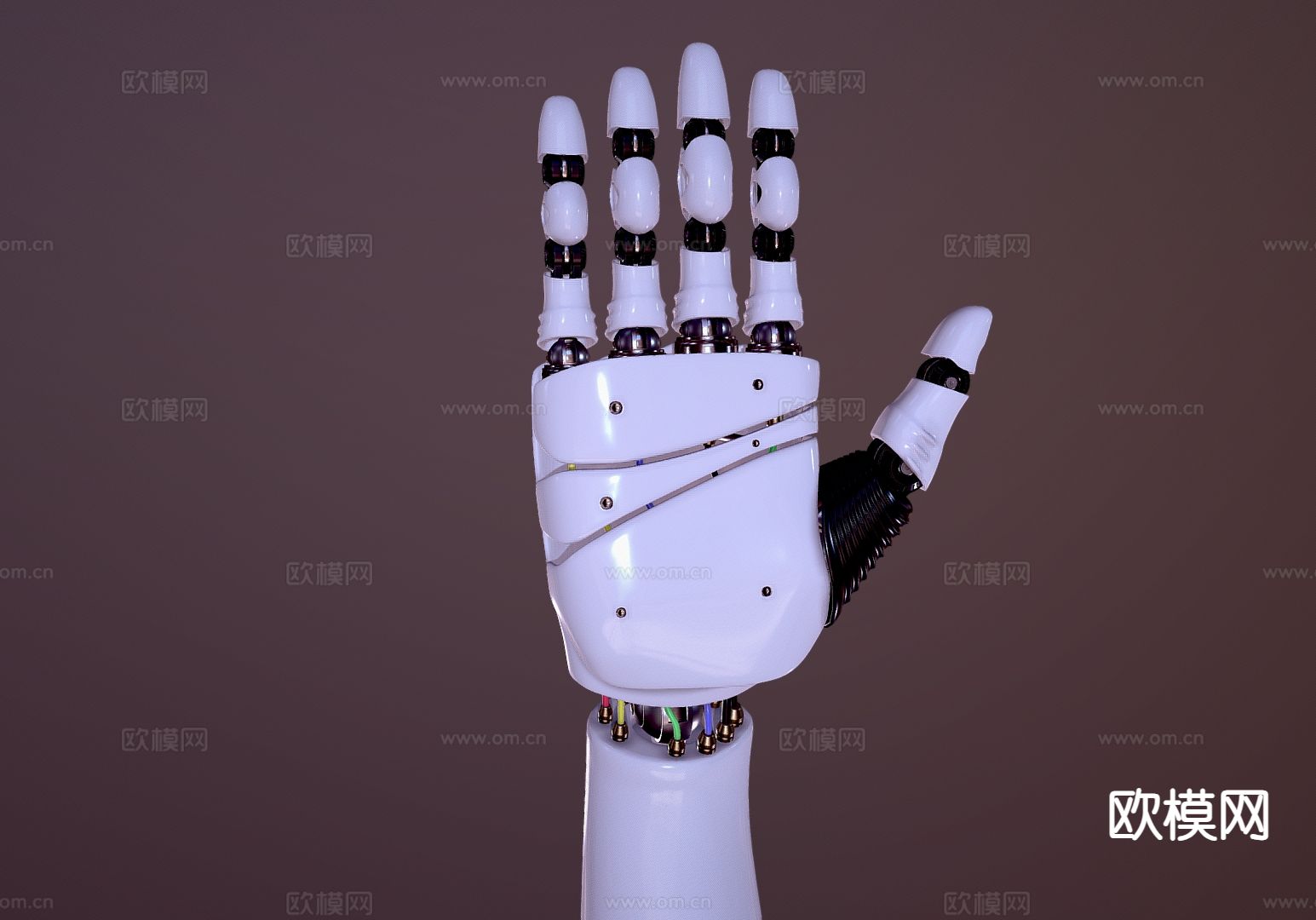 机器人手臂 电动机械臂su模型下载（渲染图2）