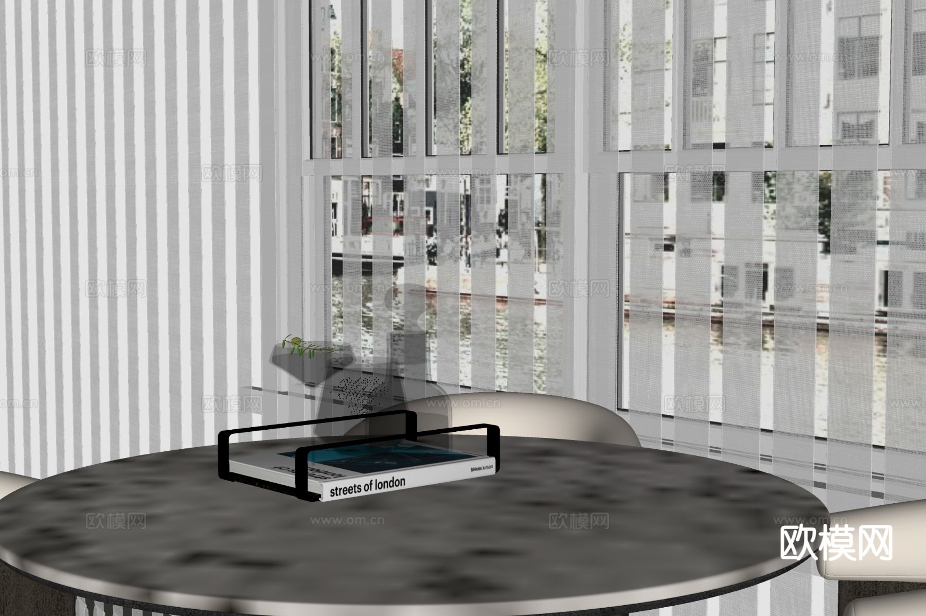 酒杯 酒具 饮料 书籍su模型下载（渲染图1）