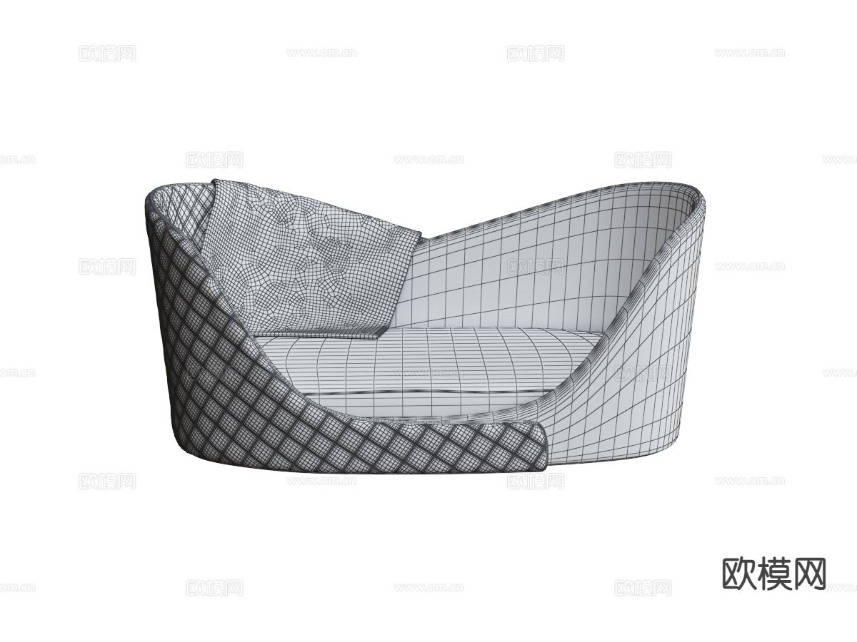 Bentley- 宠物用品 猫窝 狗窝3d模型下载（渲染图2）