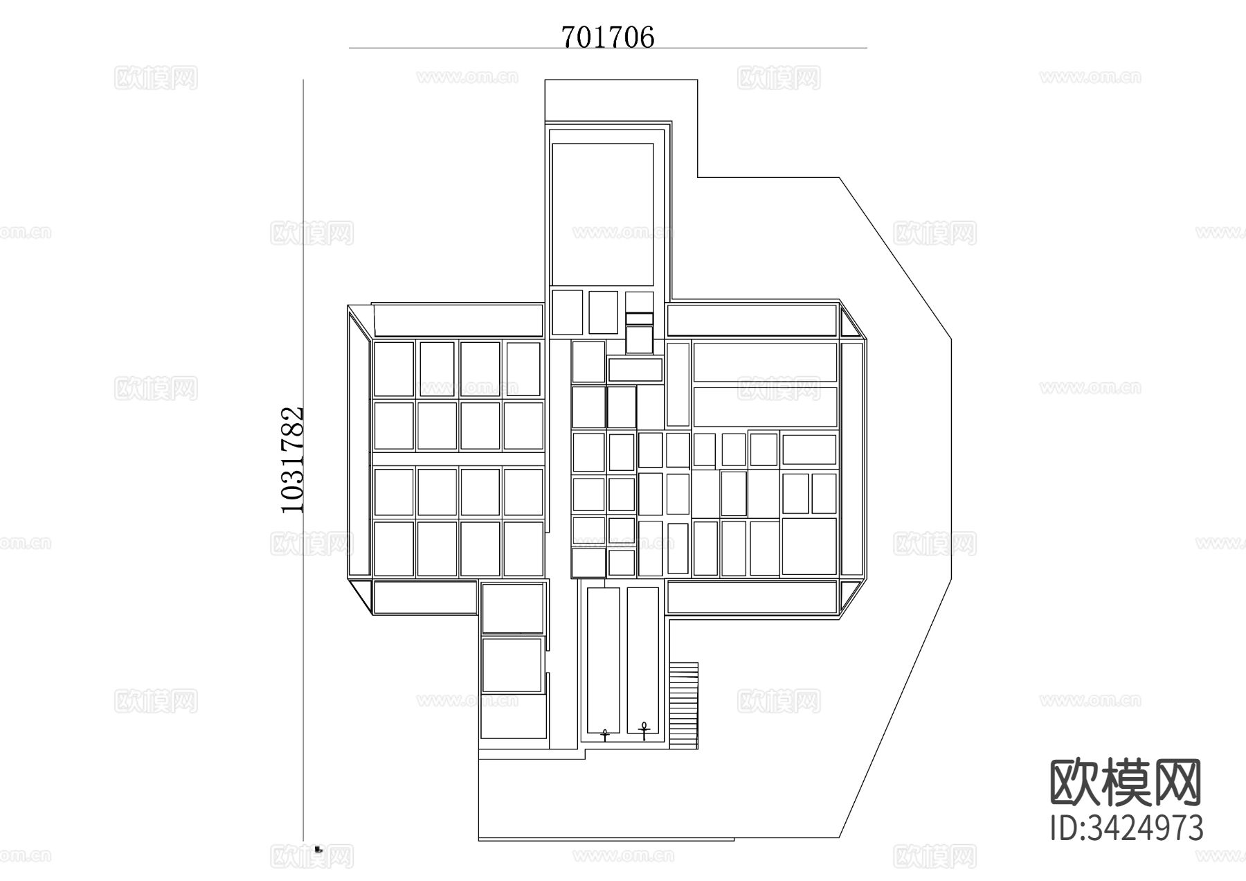 蹦床公园CAD平面图下载