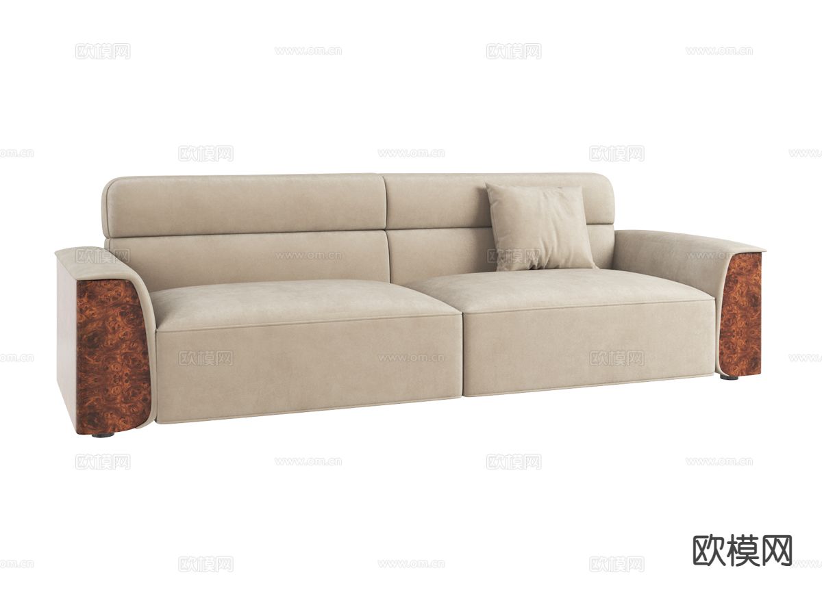 Bentley-PORTOBELLO- 双人沙发 软体沙发3d模型下载（渲染图1）