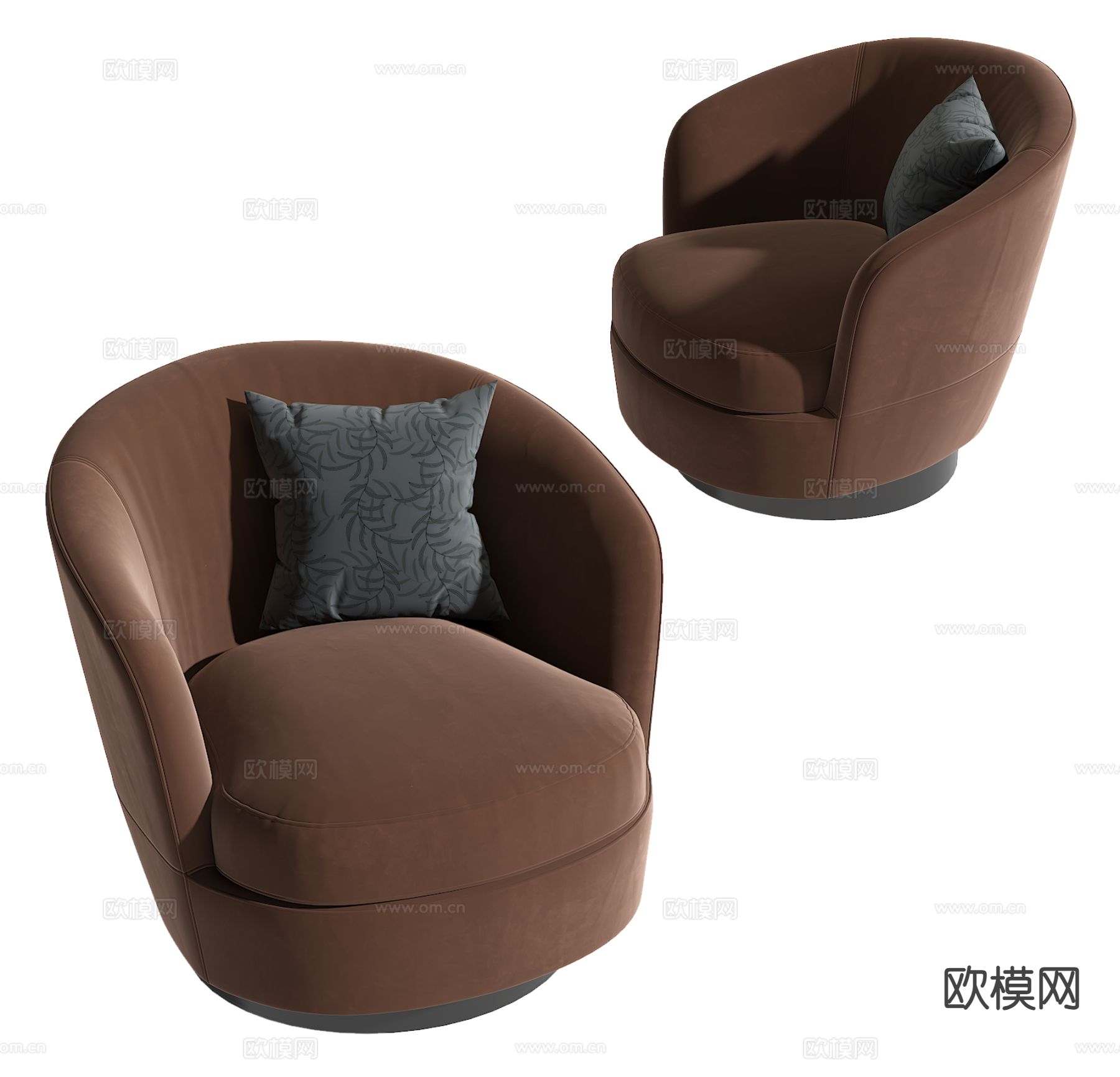 Minotti 单人沙发 休闲沙发3d模型下载