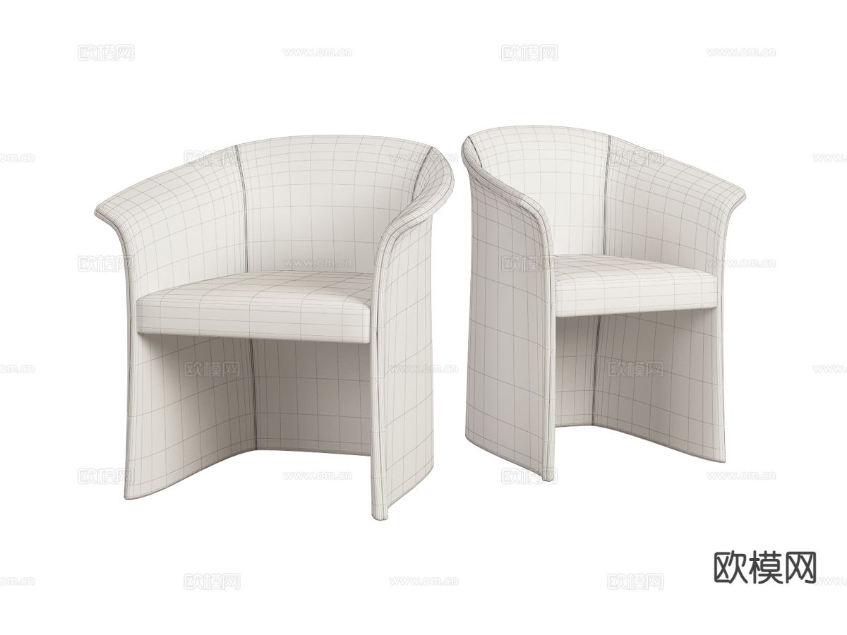 Bentley-CANTERBURY- 意式椅子 餐椅3d模型下载（渲染图2）