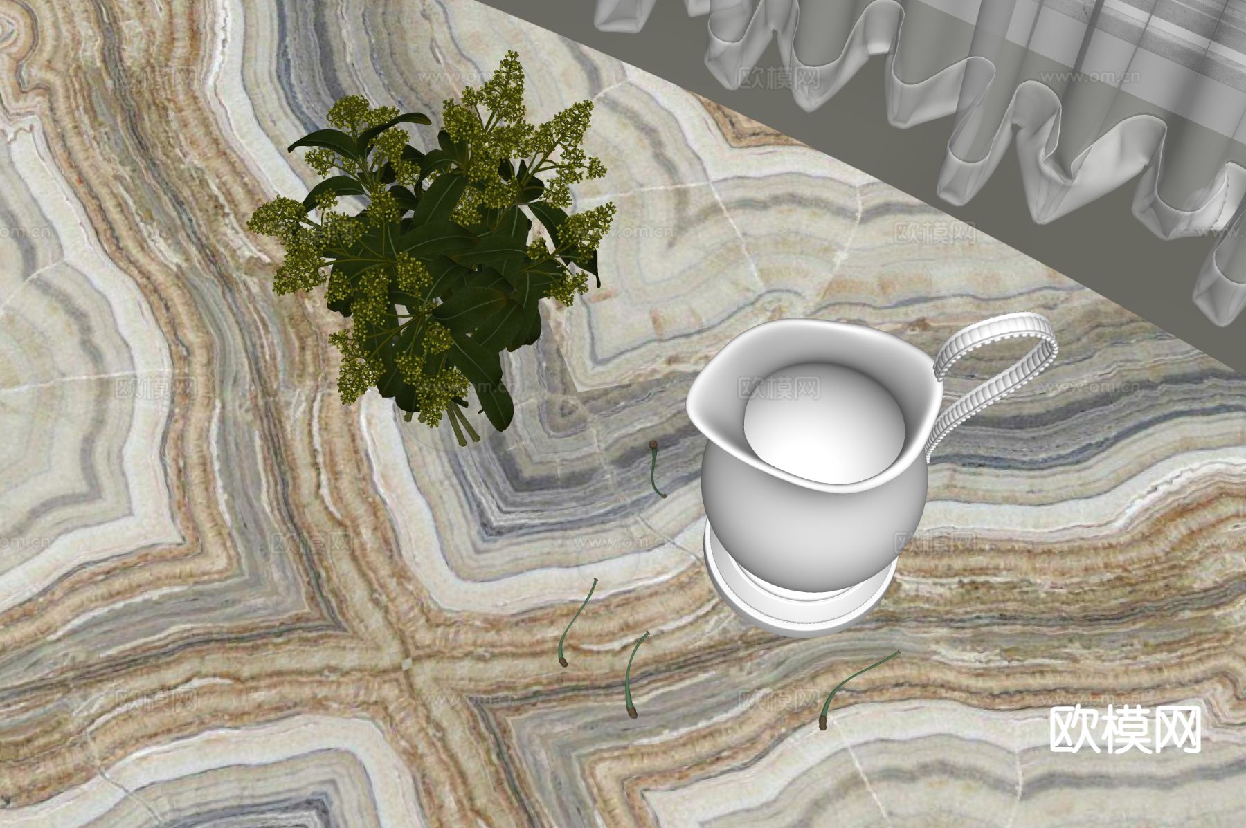 水果 车厘子su模型下载（渲染图1）