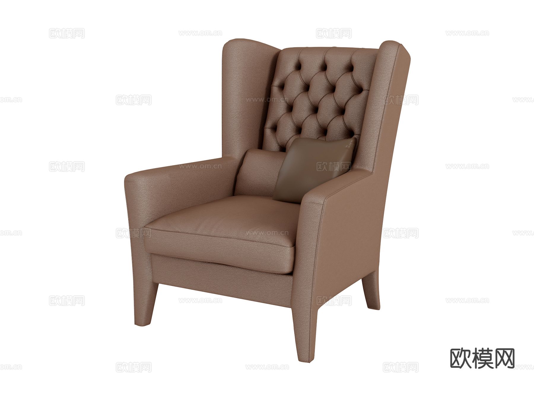 Bentley-POLTRONA- 意式沙发椅 扶手椅3d模型下载（渲染图1）