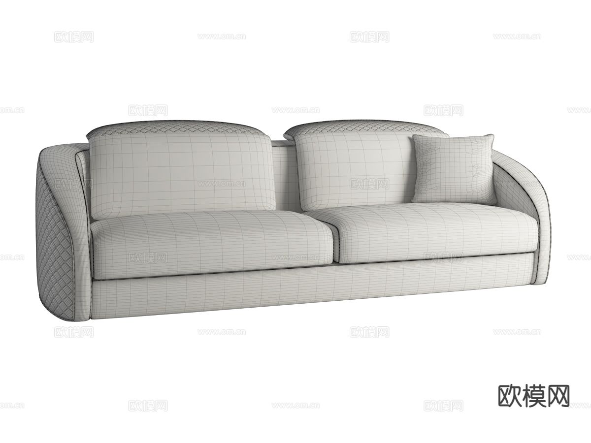Bentley-MELRPSE- 双人沙发 软体沙发3d模型下载（渲染图2）