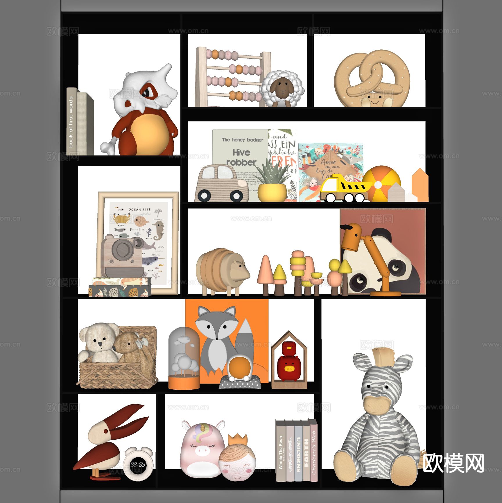 玩偶 毛绒玩具 布娃娃su模型下载（渲染图1）