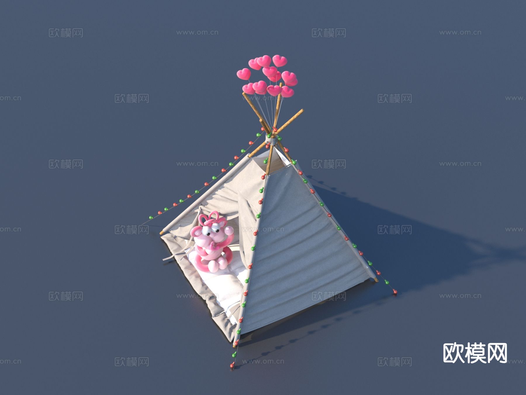 户外帐篷 露营帐篷3d模型下载