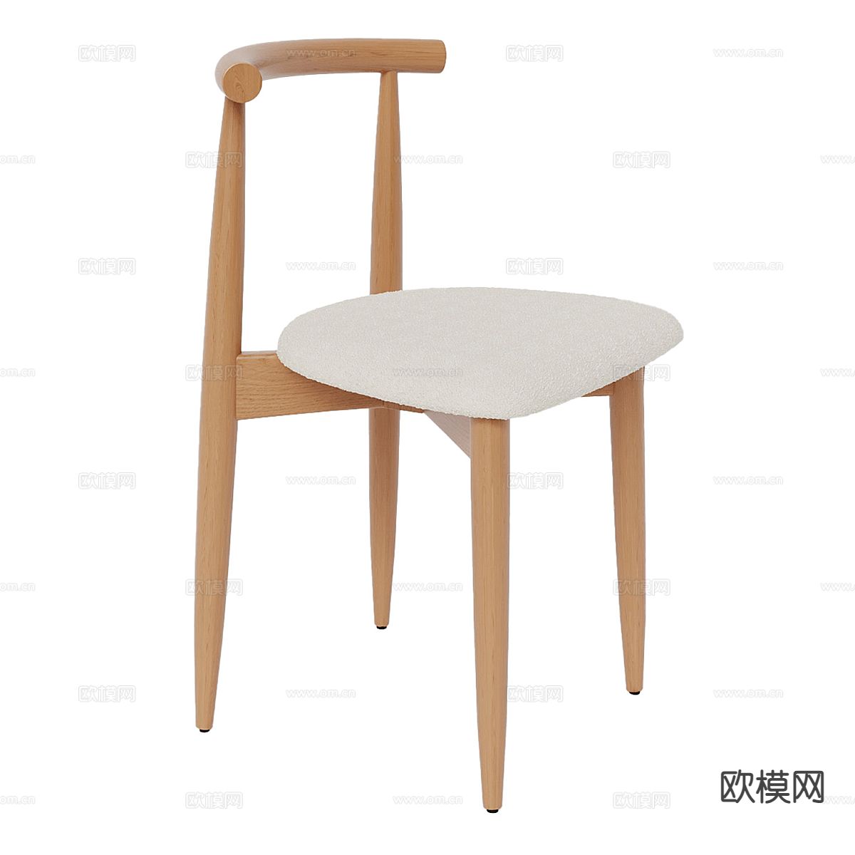 北欧椅子 餐椅3d模型下载