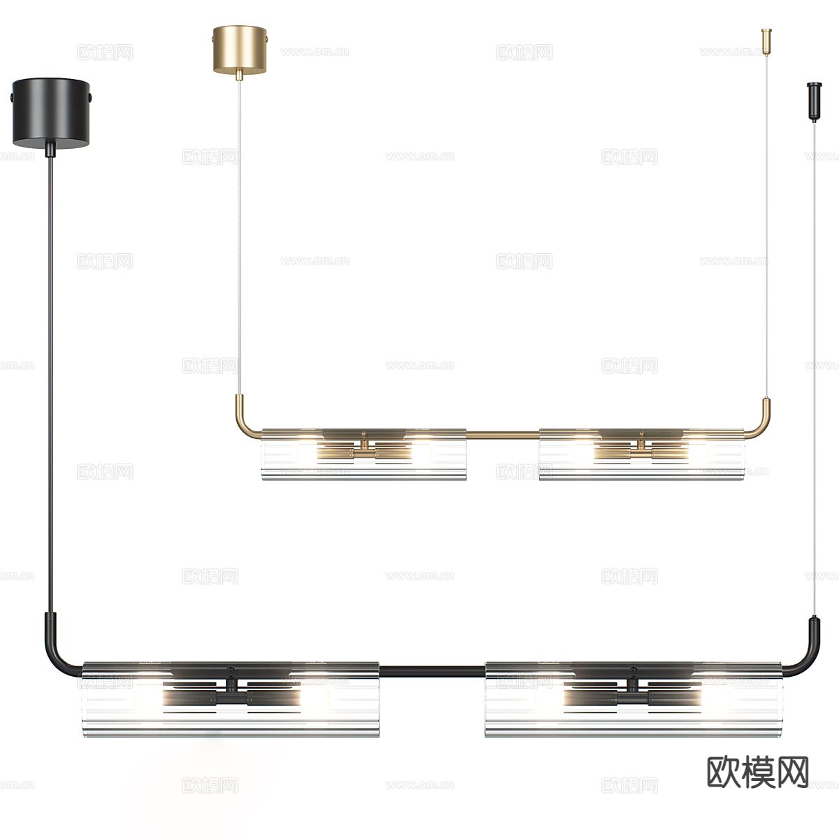 Lumion 现代吊灯3d模型下载