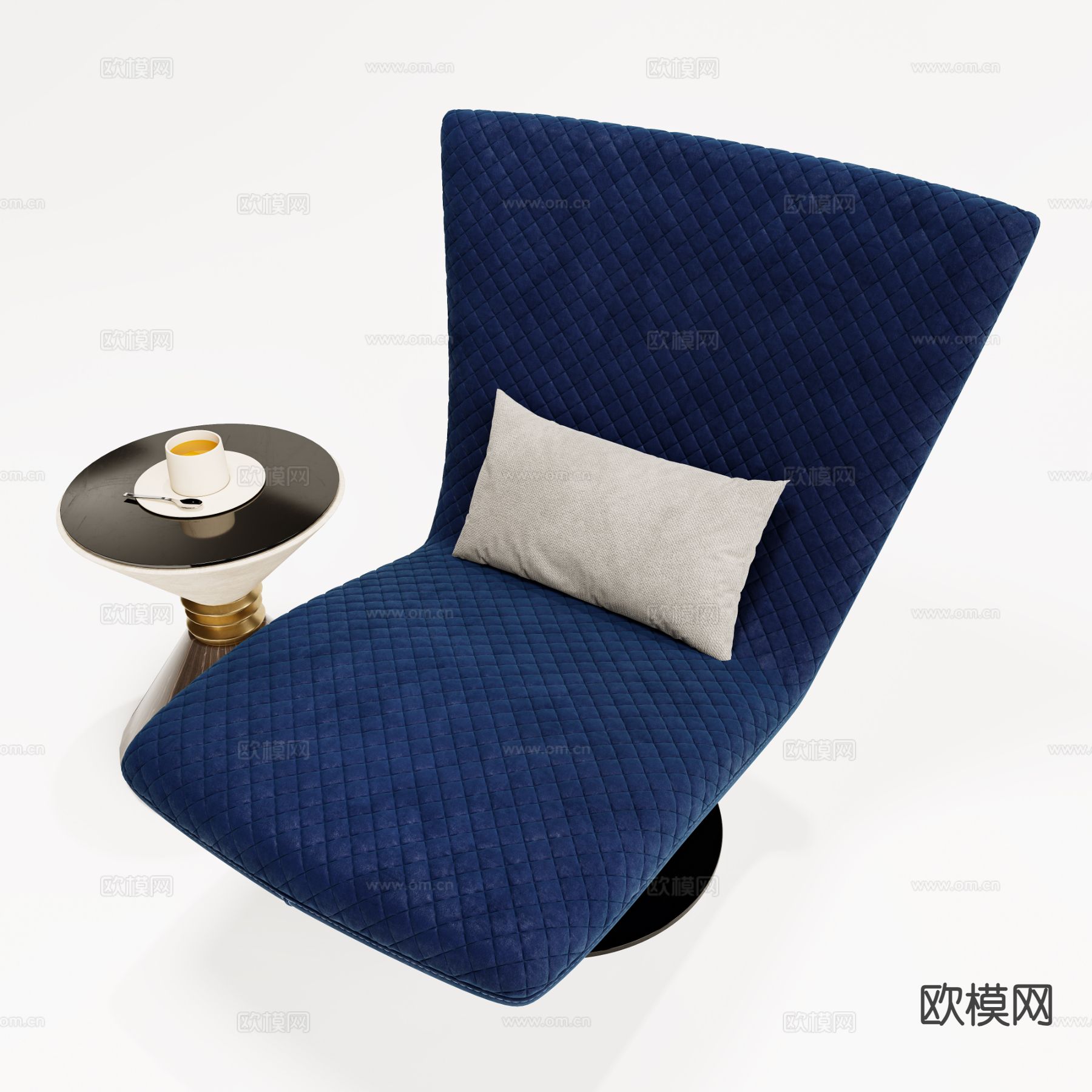 现代椅子 休闲椅3d模型下载（渲染图4）