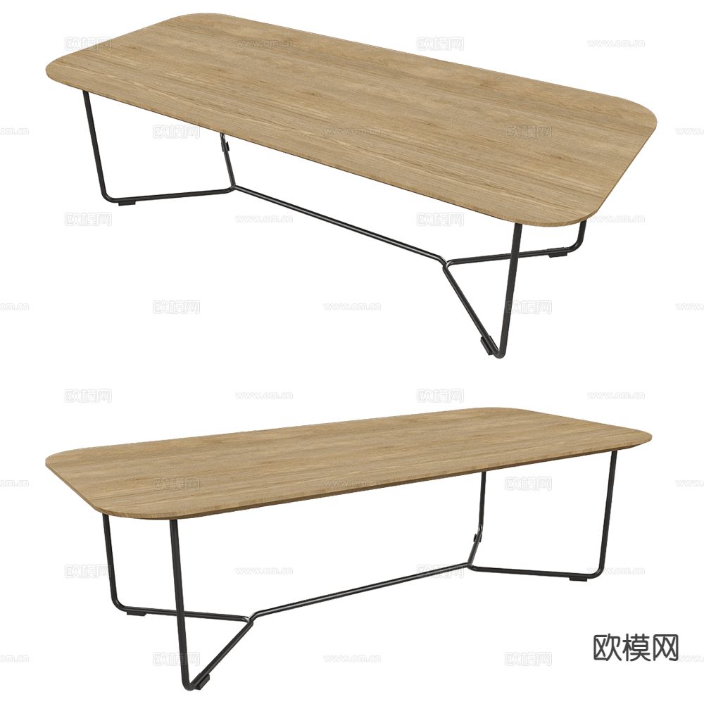 Inno 中古风茶几3d模型下载