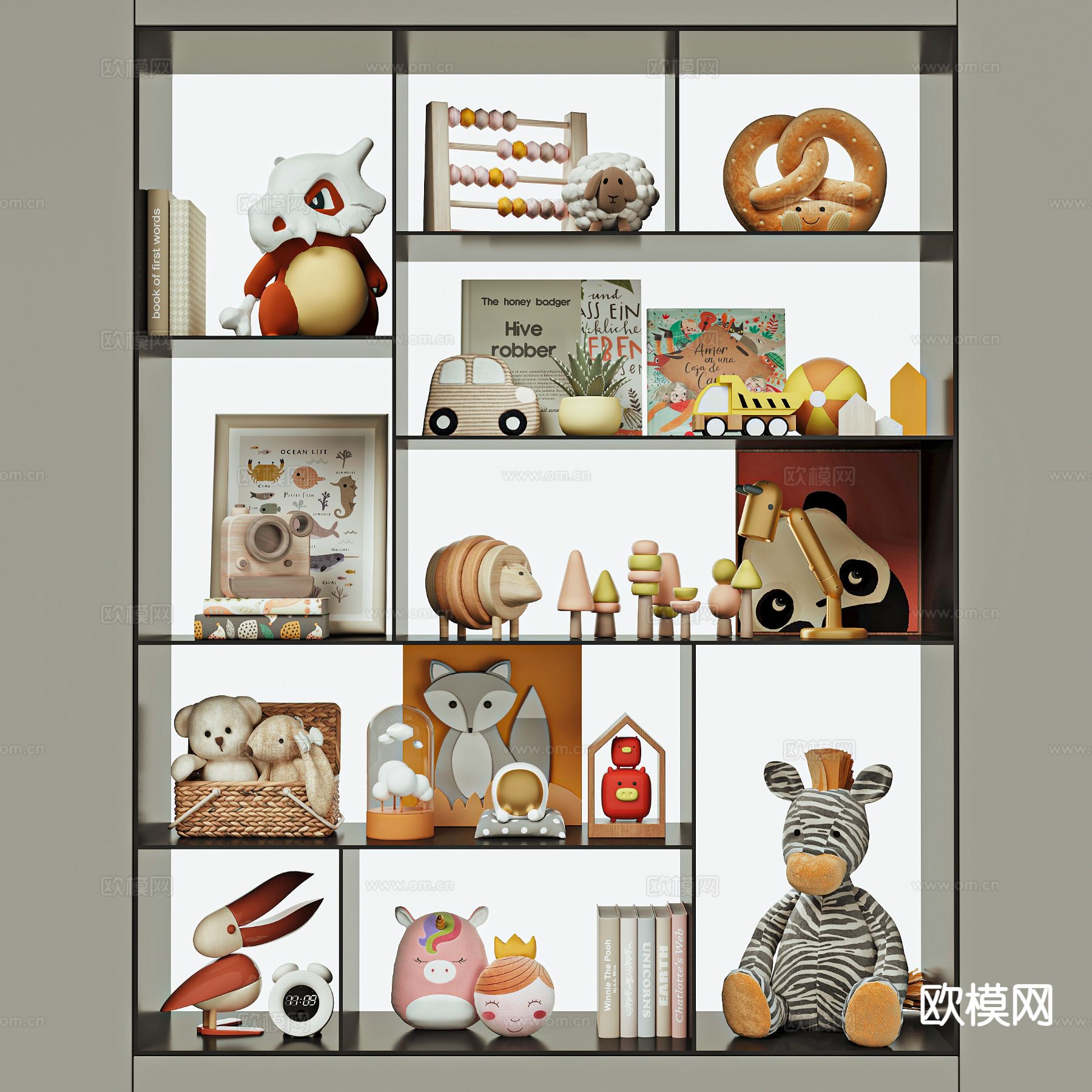 玩偶 毛绒玩具 布娃娃su模型下载（渲染图2）