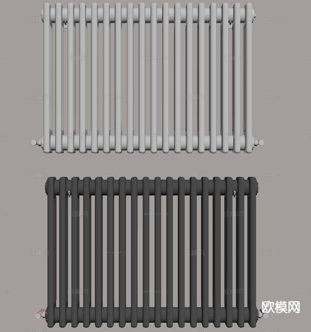 现代暖气片 取暖片su模型下载（渲染图1）