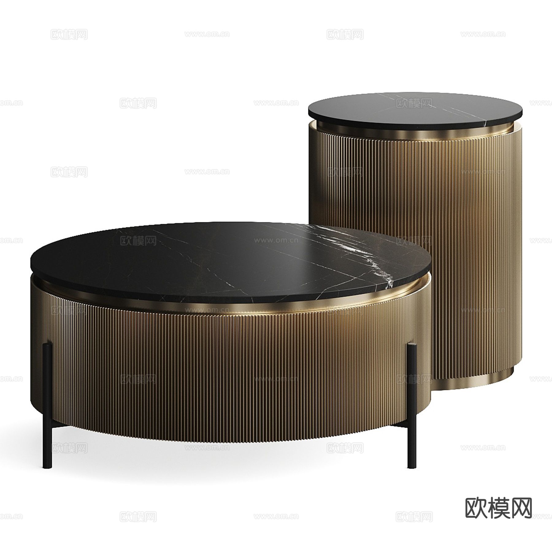 OROA 子母茶几3d模型下载（渲染图1）