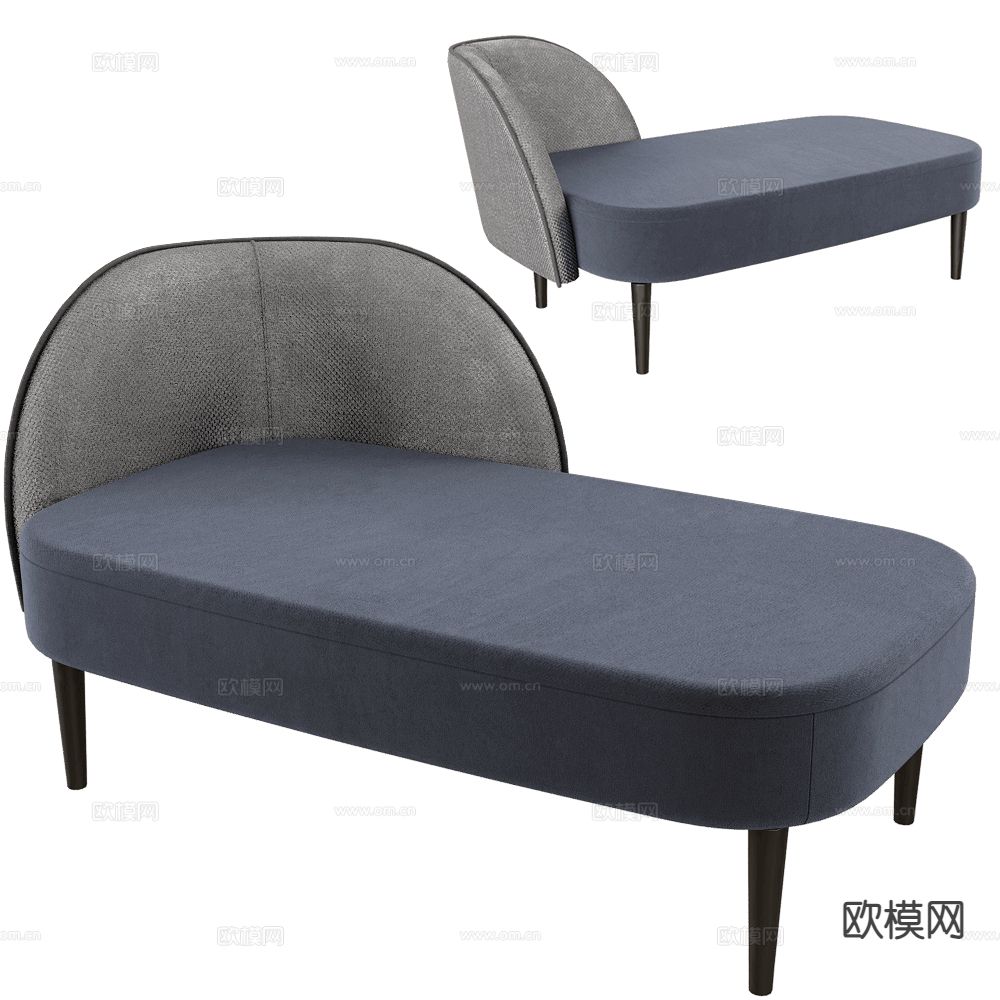 Chaise 现代贵妃椅 美人榻3d模型下载