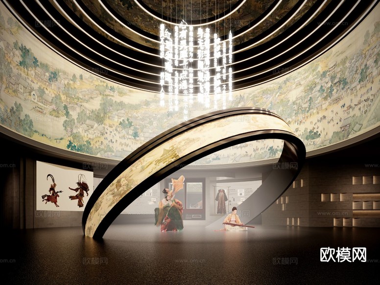 现代博物馆3d模型下载