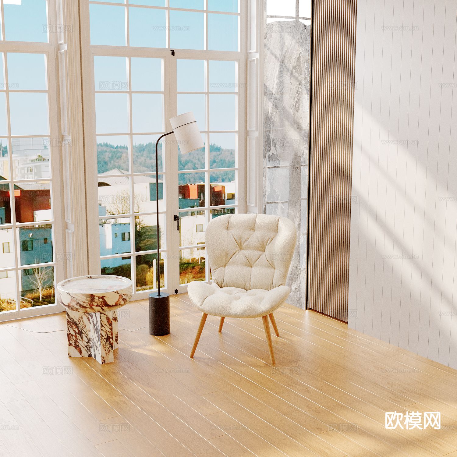 现代椅子 休闲椅3d模型下载