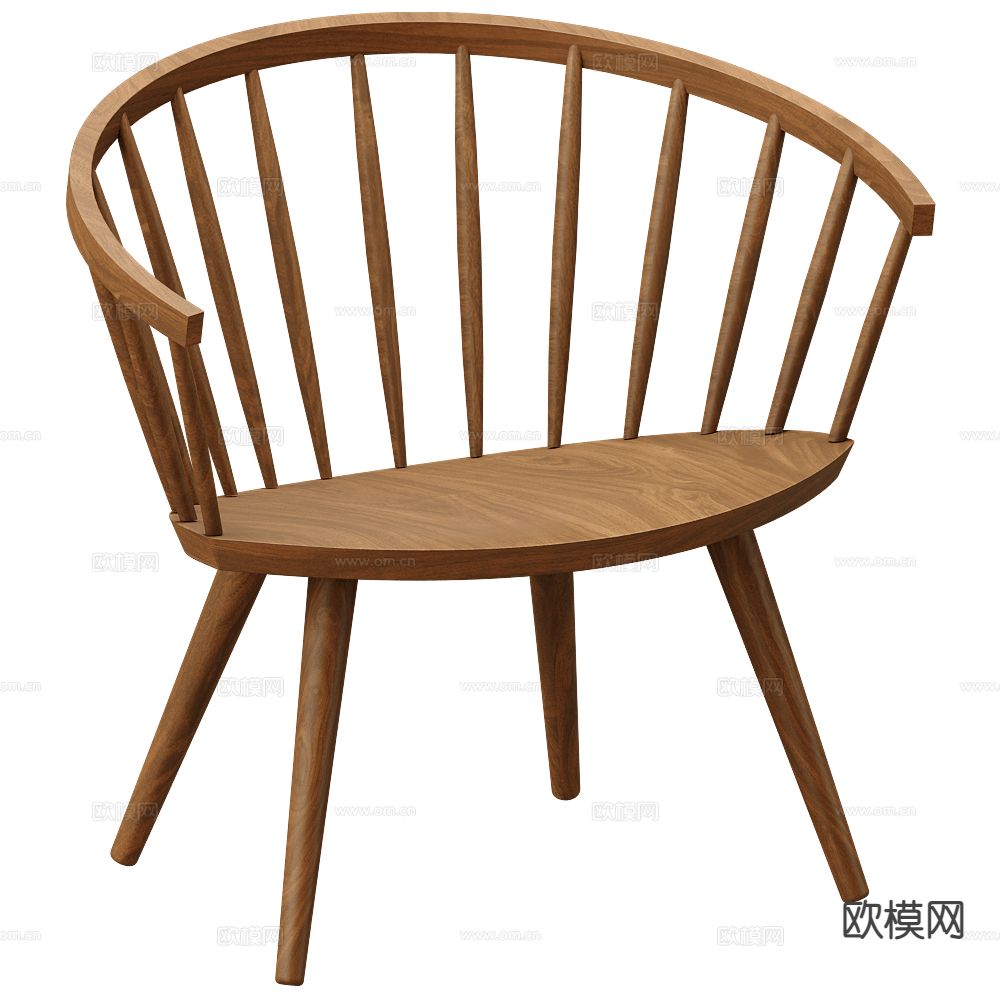 Stolab 北欧椅子 休闲椅3d模型下载