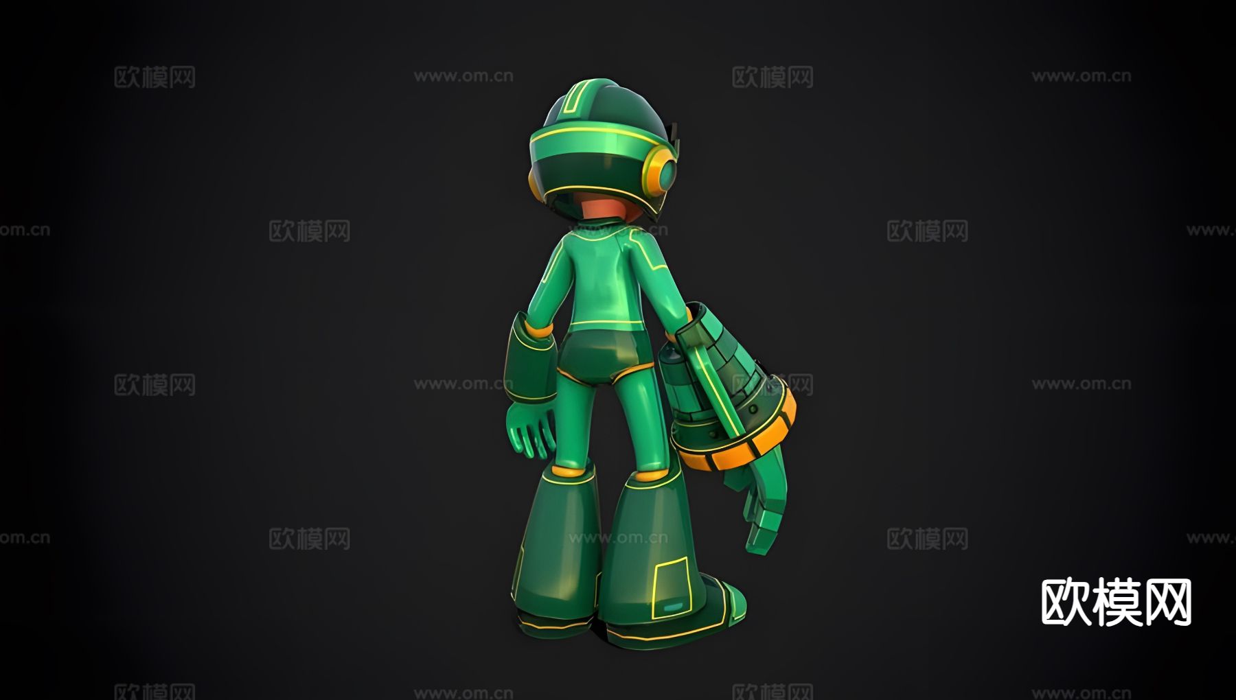 卡通角色 动画角色3d模型下载（渲染图2）