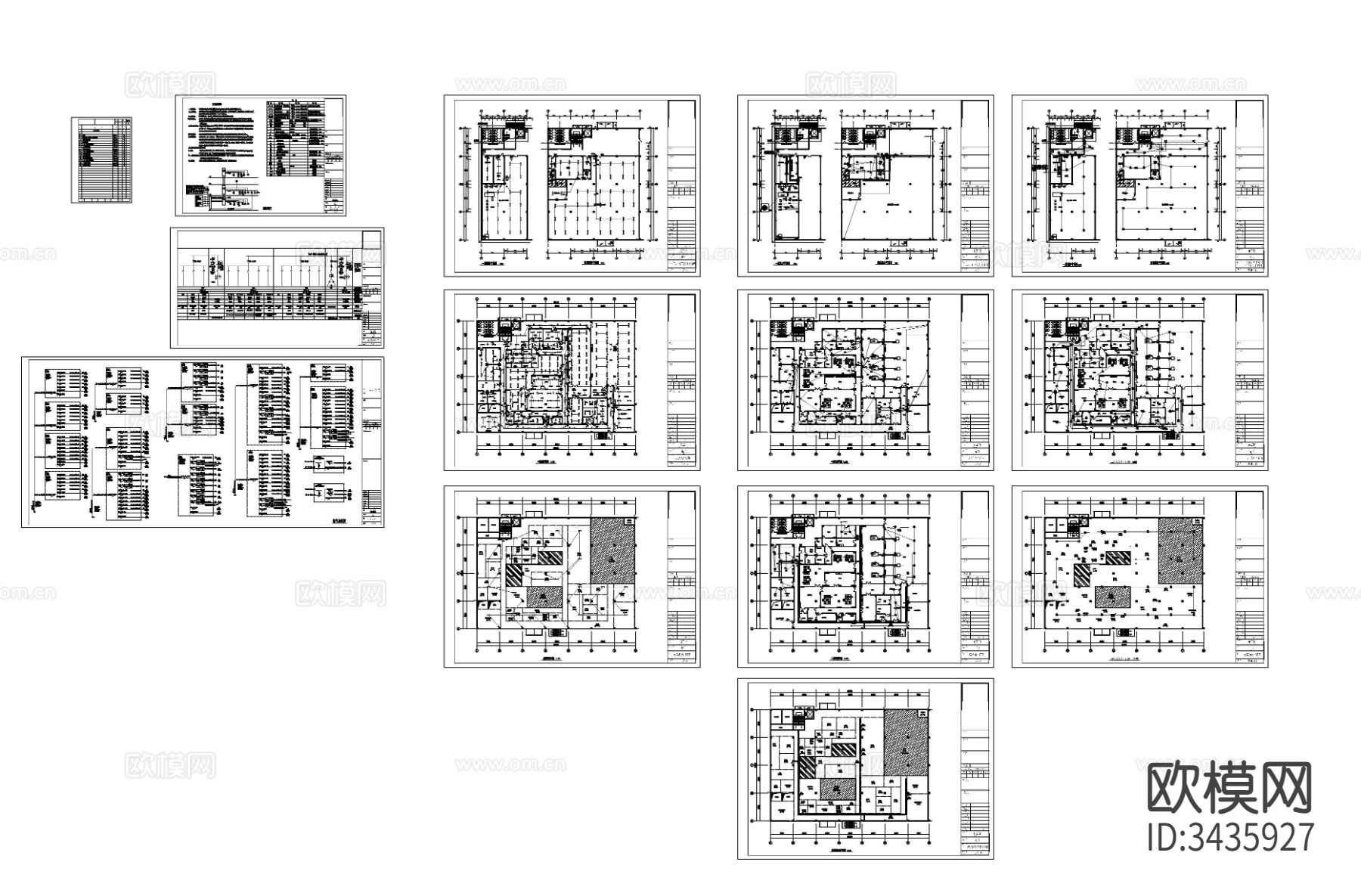 生产车间CAD电气图下载（渲染图1）