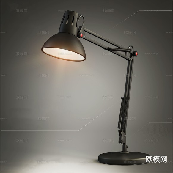 创意台灯 阅读台灯3d模型下载