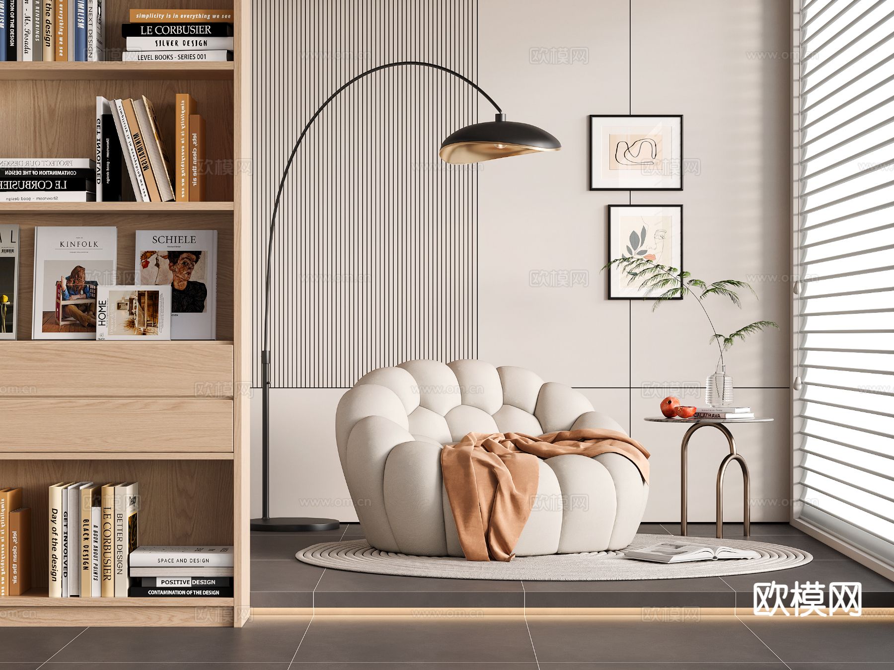 现代懒人沙发 泡泡沙发3d模型下载