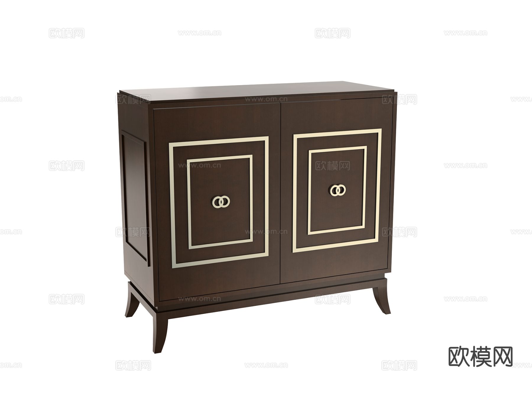 美式玄关柜 斗柜3d模型下载