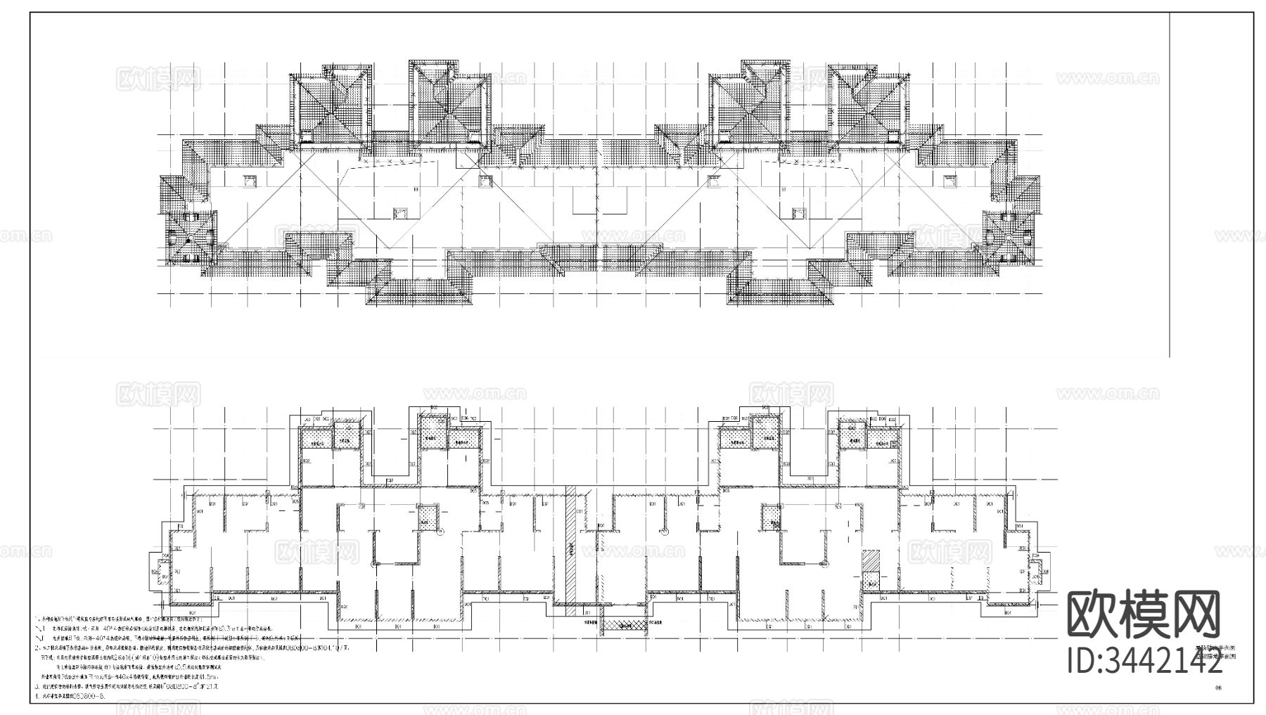 住宅小区电气CAD施工图下载（渲染图6）