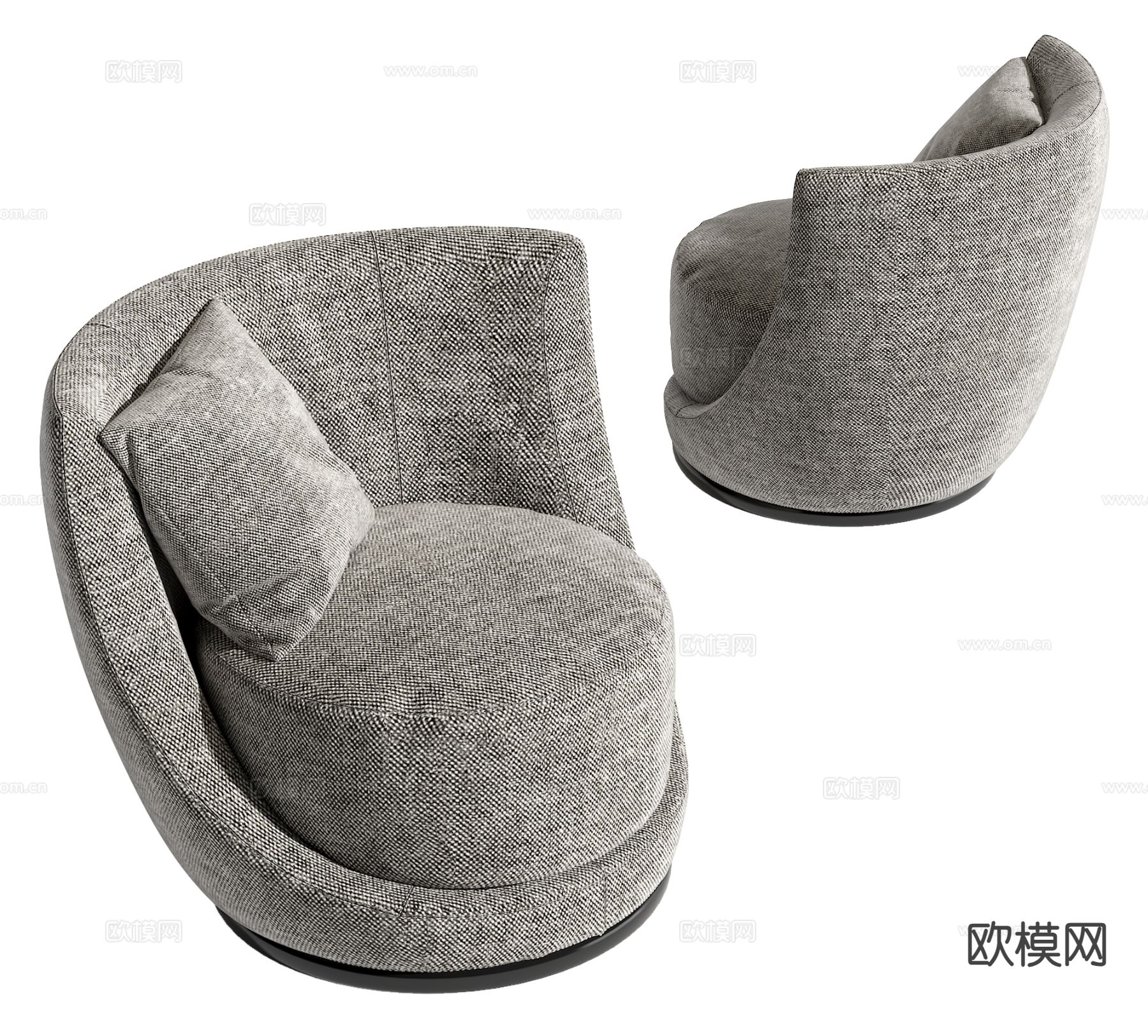 Poliform 单人沙发 休闲沙发3d模型下载