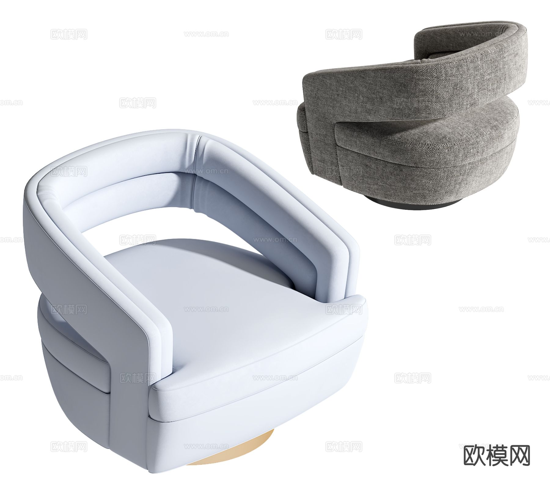 Minotti 单人沙发 休闲沙发3d模型下载