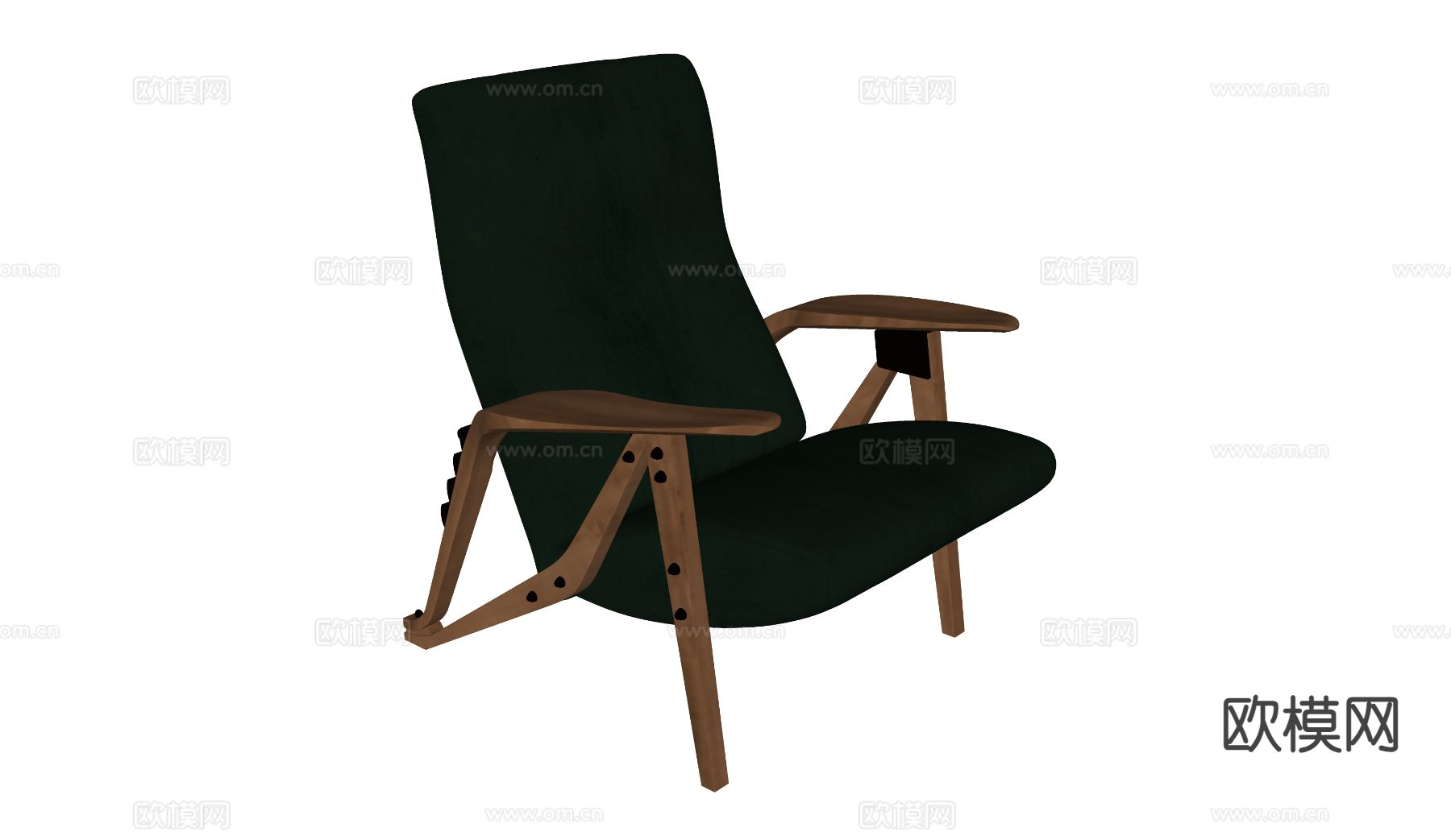 Poliform 休闲椅su模型下载（渲染图1）
