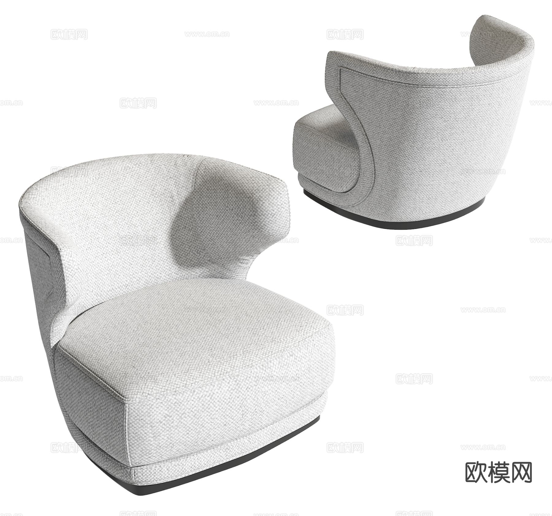 Poliform 意式单人沙发3d模型下载