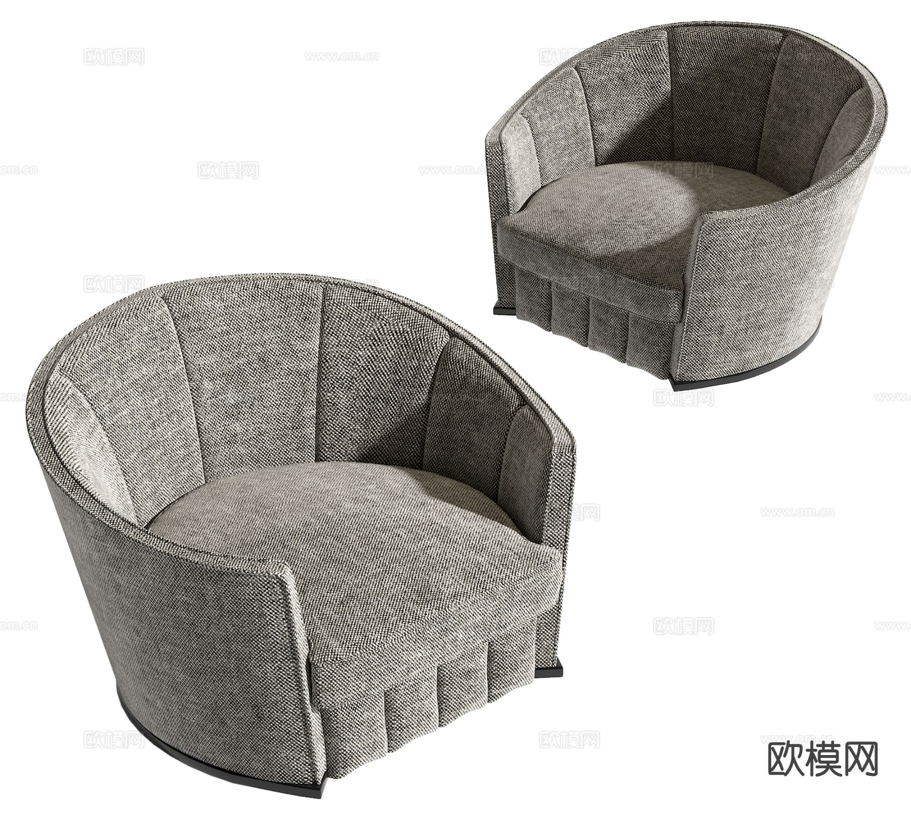 Poliform 意式单人沙发3d模型下载