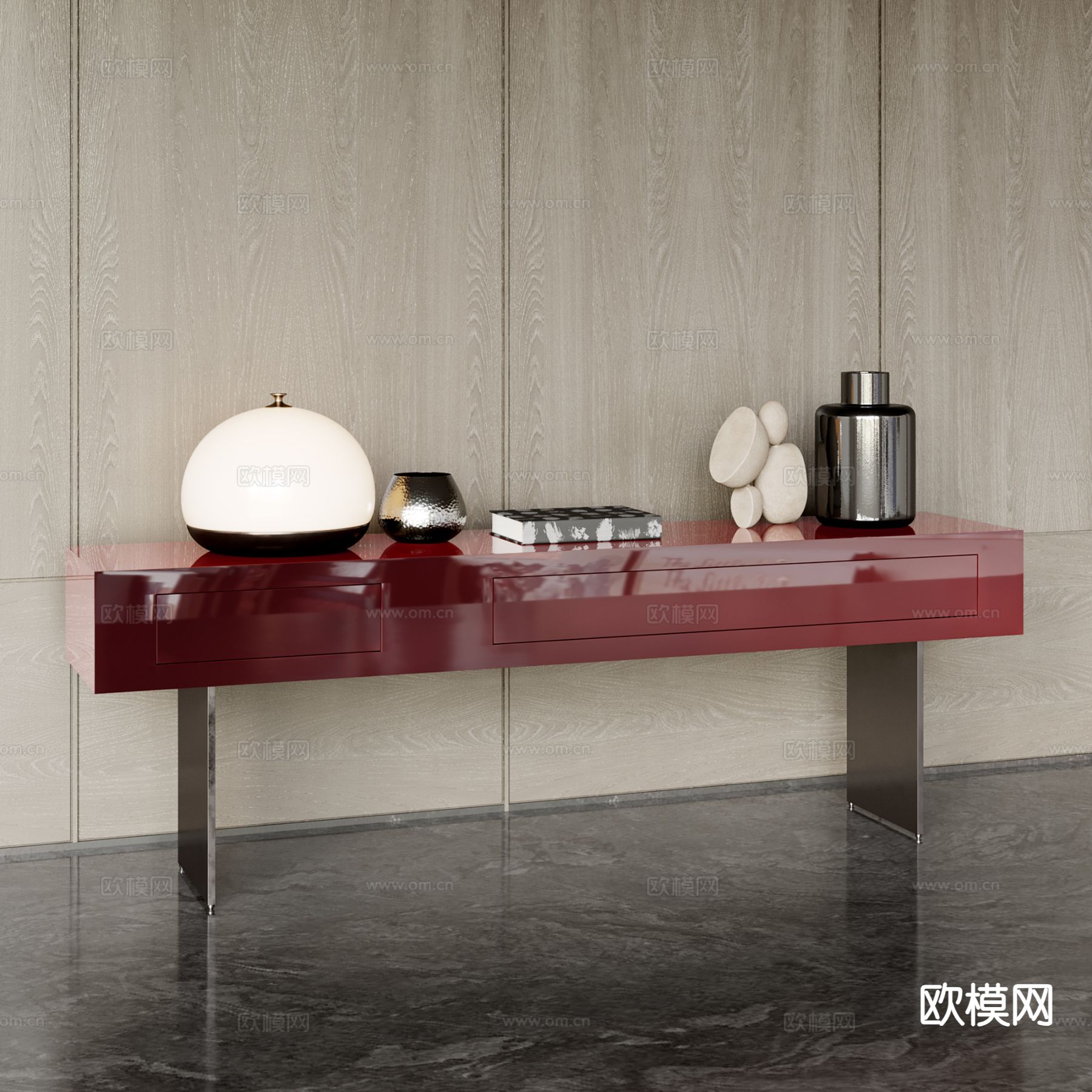 Minotti 端景台su模型
