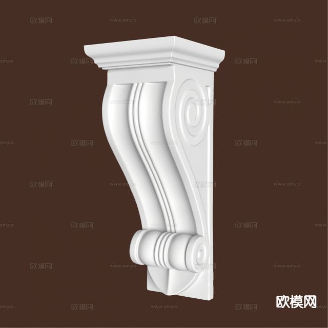 欧式雕花  构件3d模型下载