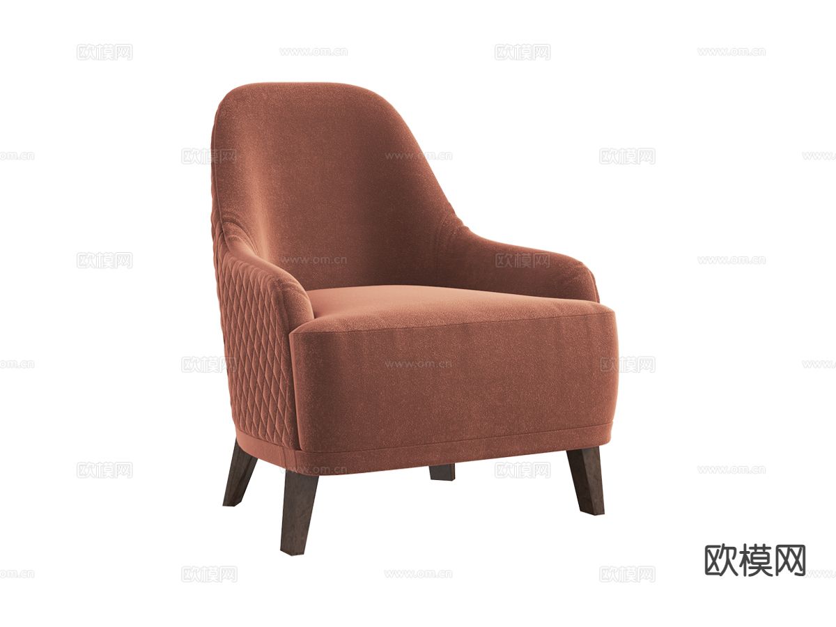 Bentley-ROSEBERRY- 意式沙发椅 休闲椅3d模型下载（渲染图1）