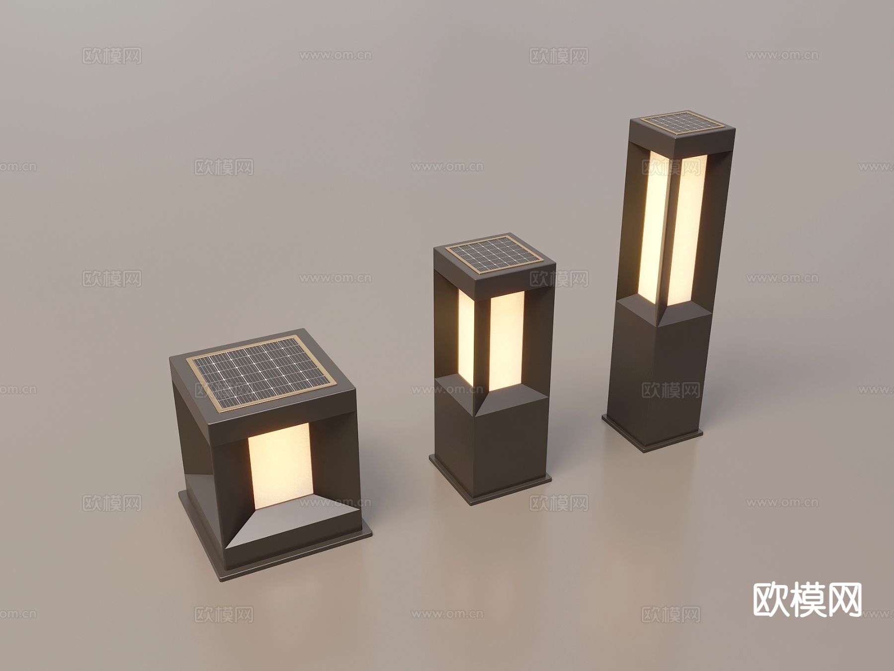 户外灯 景观灯 草坪灯 庭院灯3d模型下载