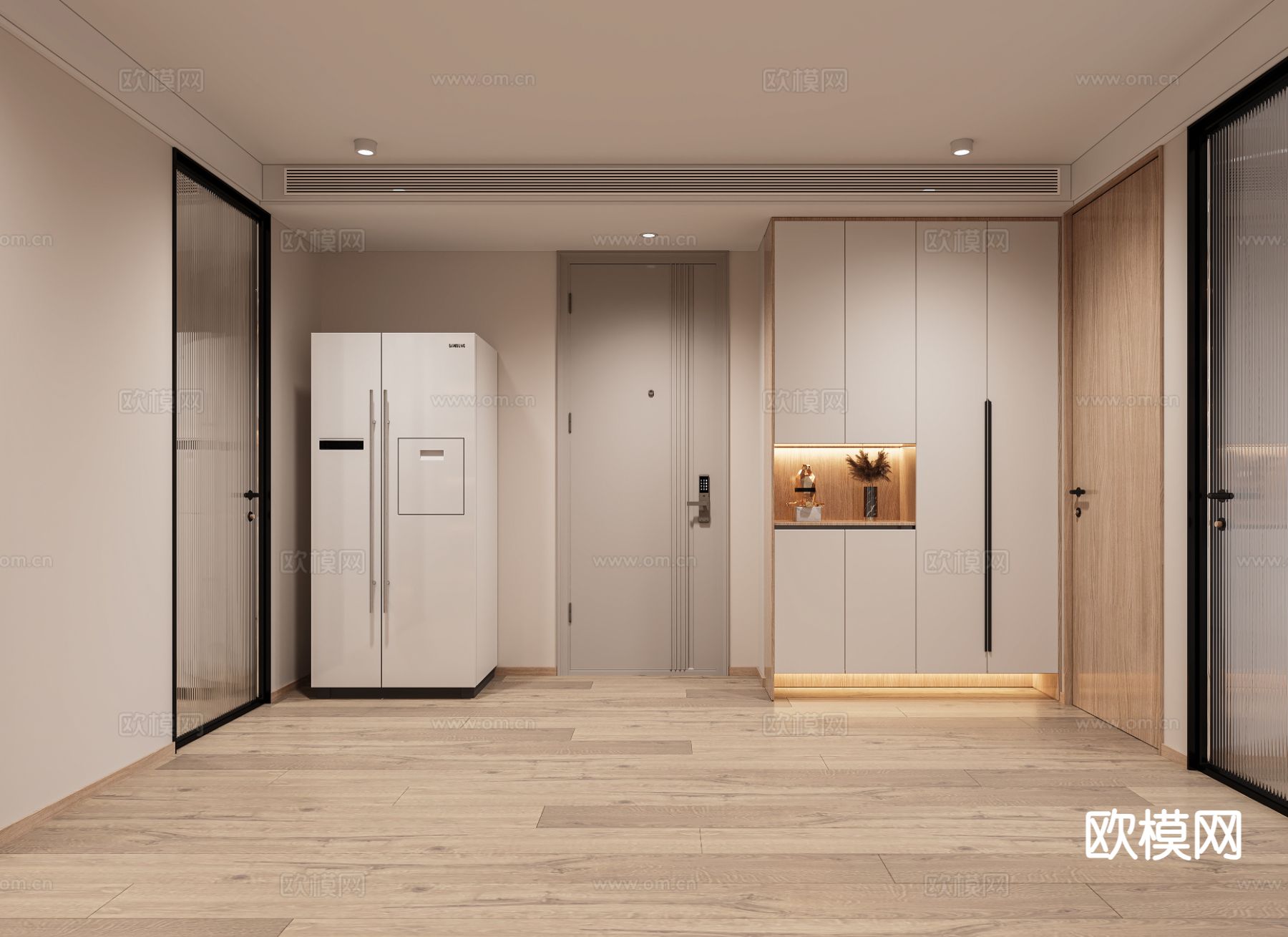 北欧餐厅3d模型下载（渲染图2）