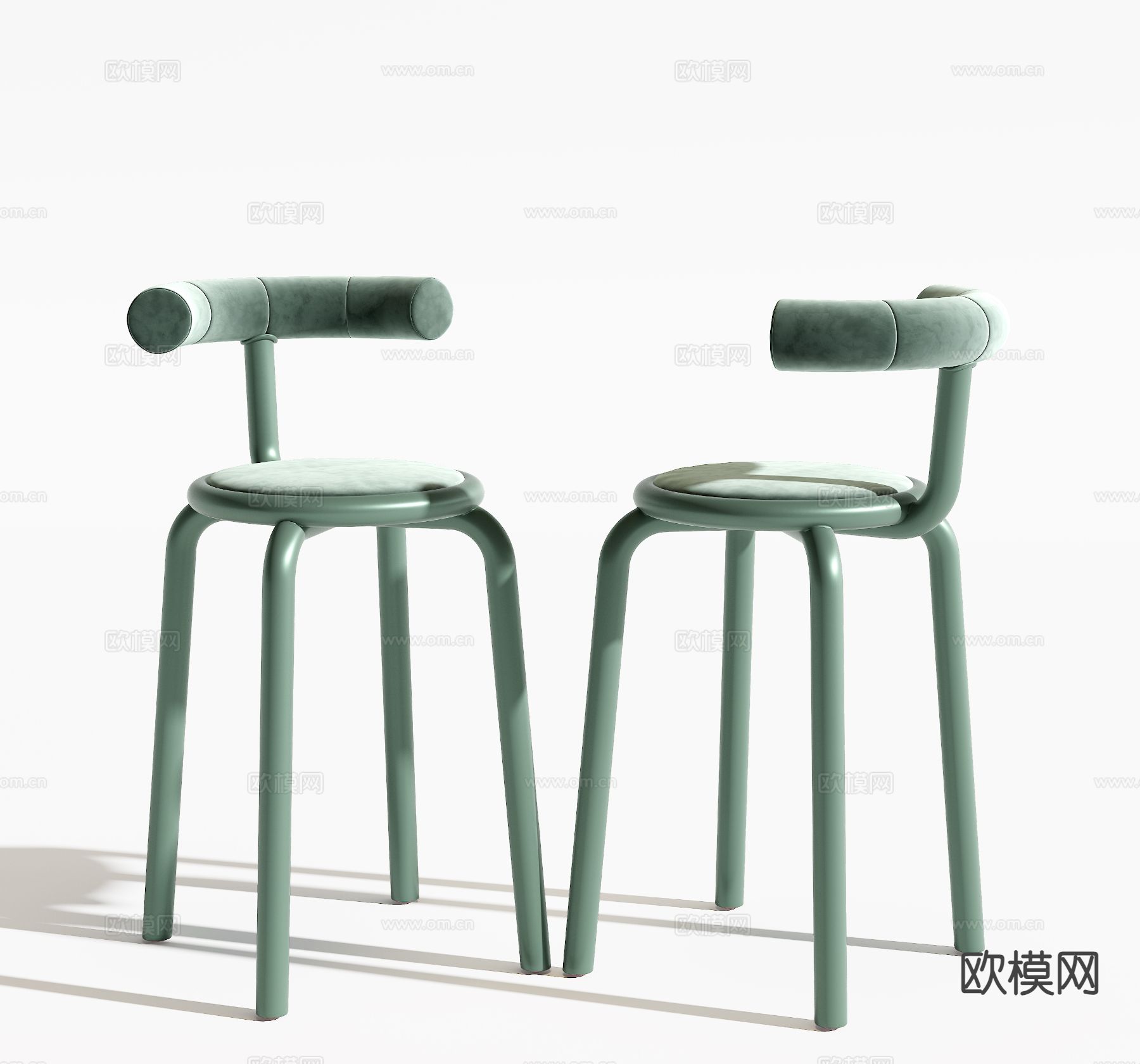 现代吧椅 吧凳 高脚凳3d模型下载