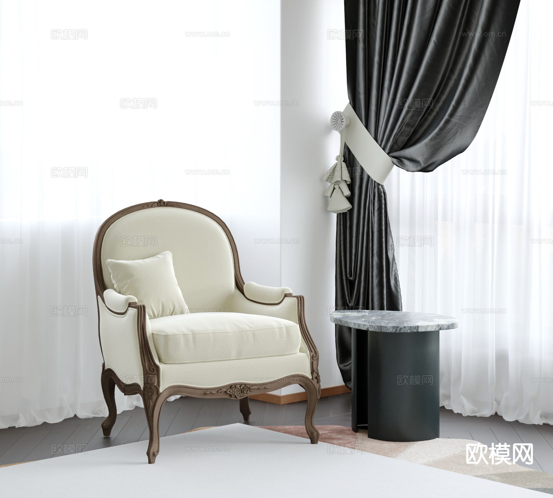 SICIS 沙发椅 休闲椅3d模型下载